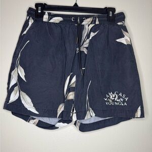 YoungLA La Casa‎ Shorts Men’s Small Navy Floral